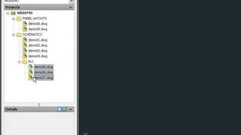 Autodesk AutoCAD Electrical - file project organization video