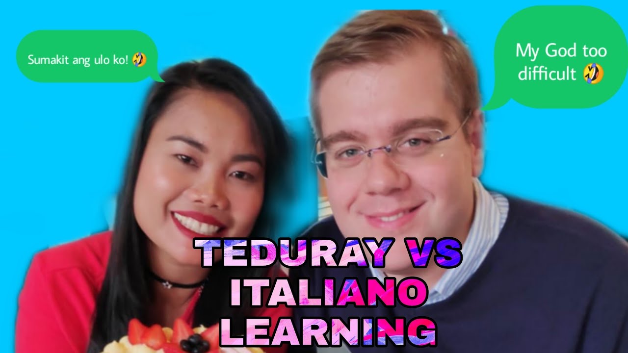 ITALIAN HUSBAND LEARNING / TEDURAY TRIBE ( proud pure teduray wife)