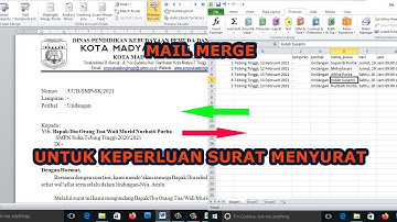 cara membuat Mail Merge di Word untuk Keperluan Surat Menyurat