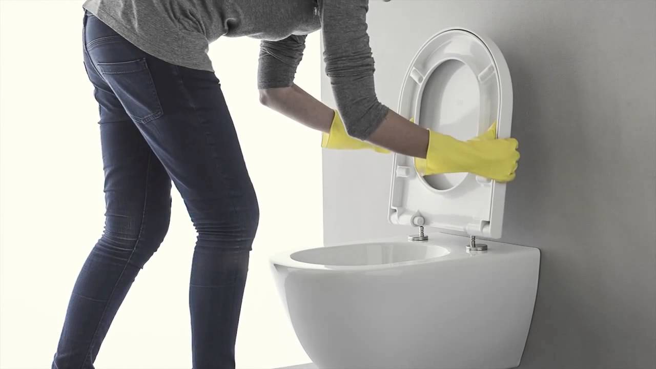 tsunami gesloten wacht WC bril Sofclose en Easy cleaning toiletbril systeem - YouTube