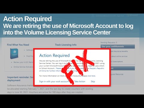 Action Required: We are retiring the use of Microsoft Account to log into the Volume Licensing