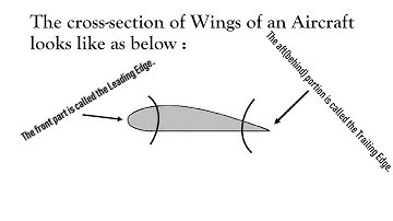 What is Leading/Trailing Edge ? How an Aircraft flies ?