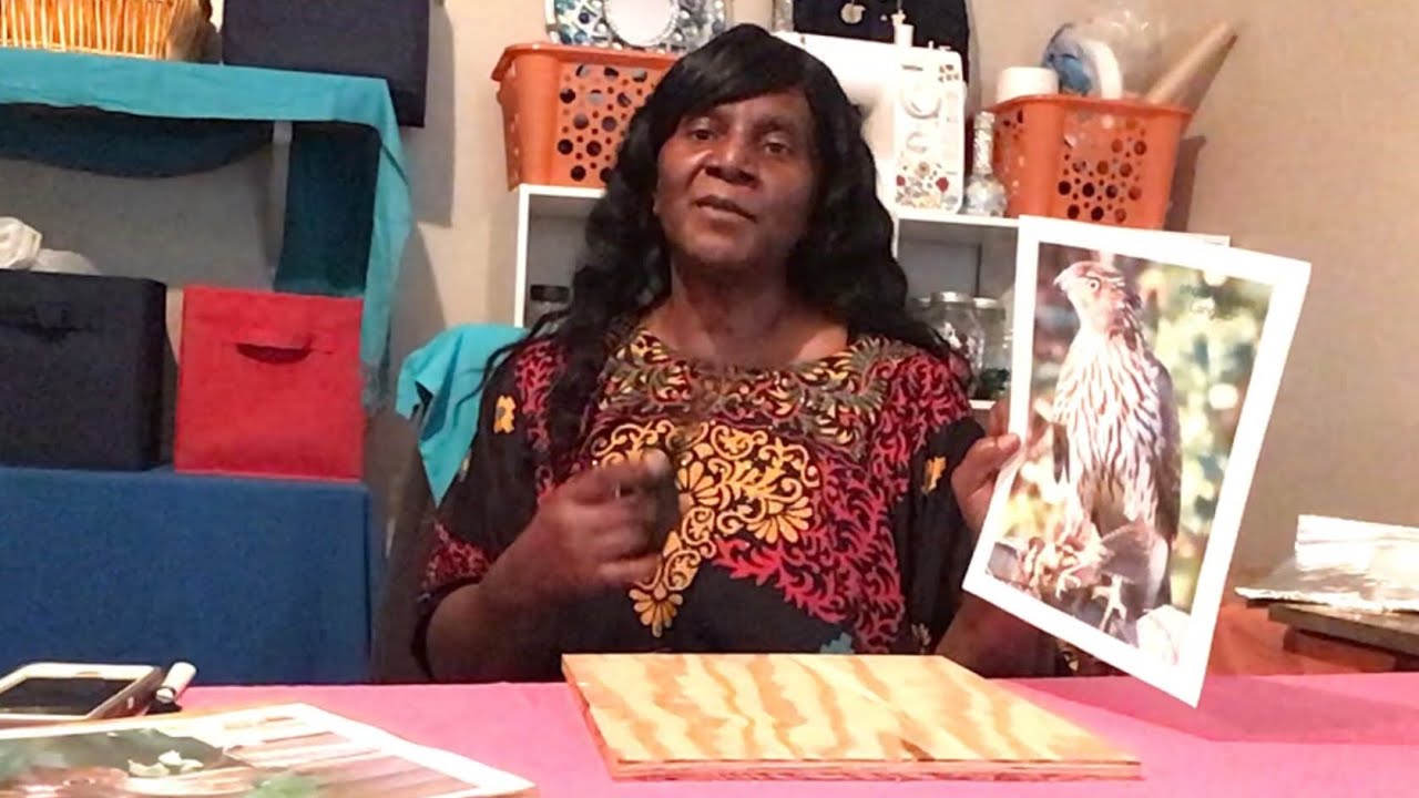 How To Transfer A Picture To Wood with Print Paper YouTube