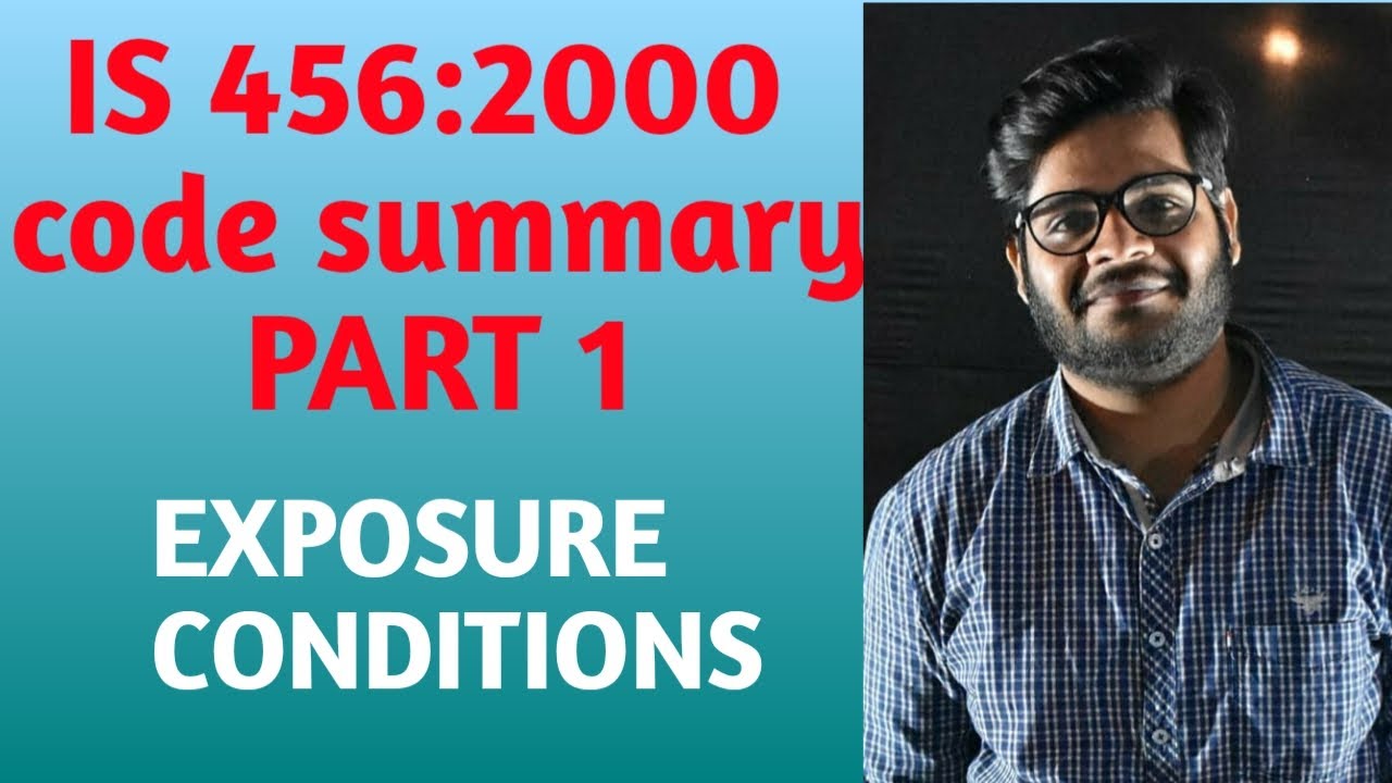 IS 456 2000 CODE SUMMARY SSC JE UPPSC AE RAJ JE YouTube