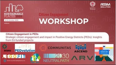 Workshop: Strategic citizen engagement and impact in positive energy districts