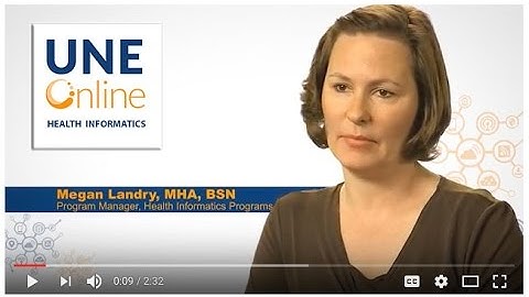 Health Informatics with UNE Online