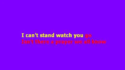 I Don't Wanna Lose You  - Julie Thiel (karaoke  Wi...