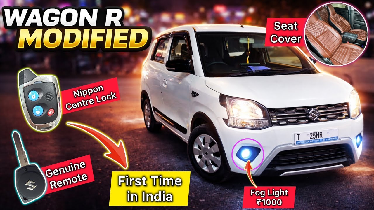 WagonR LXI Base to Top Modification With Price ✅ WagonR Base Model Modified With Price ✅