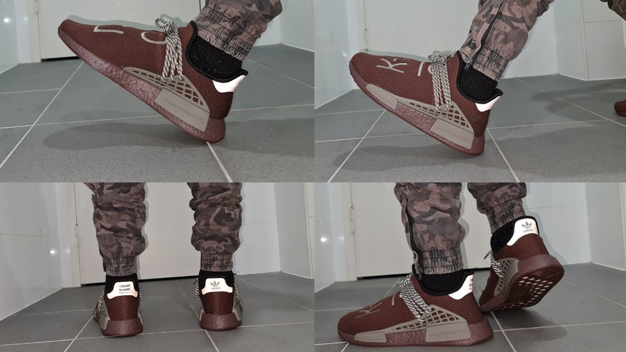 adidas gazelle silver green womens ADIDAS NMD HU PHARRELL HUMAN RACE FRIENDS & FAMILY BURGUNDY – ODTO main image 0