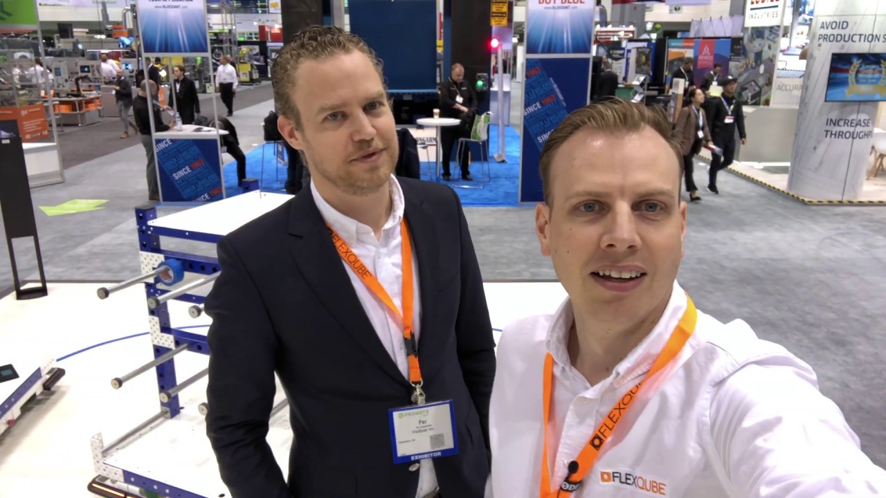 What is the FlexQube AGV? Smart and Motorized Cart! | FlexQube