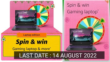 Amazon Laptop Edition Quiz Answers Today|4 AUGUST 2022 | Daily Quiz Time