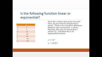Video 24 - Exponential Functions and Models