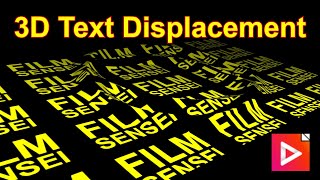 3D Displacement Text Effect in HitFilm Free!