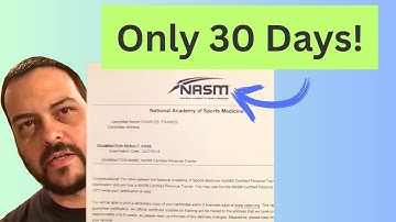 How I Passed The NASM-CPT Certification | NASM Study Guide