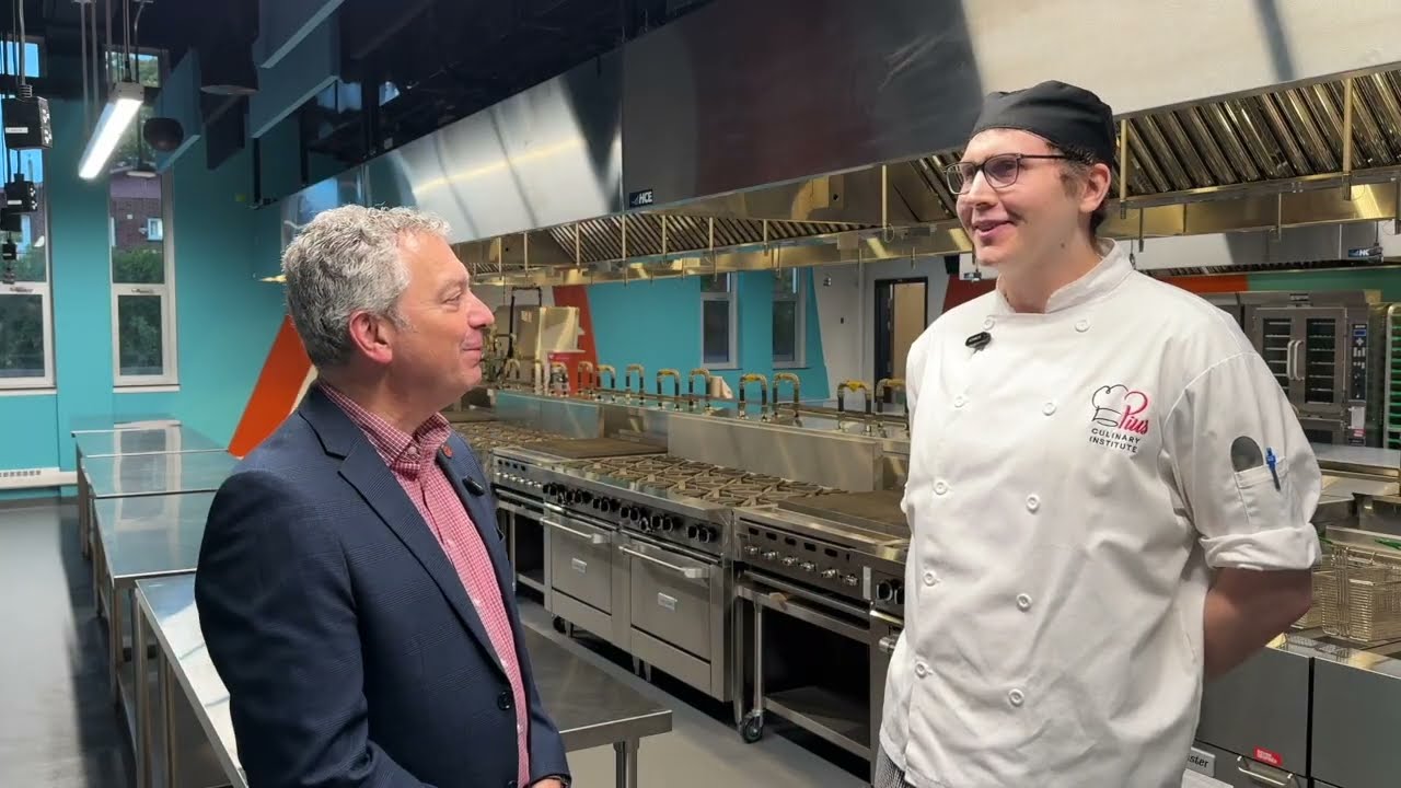 EMSB Podcast (Video): St. Pius X Career Centre unveils their brand new, state-of-the-art kitchen