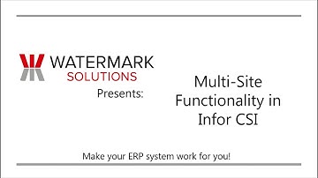 Infor CSI MultiSite