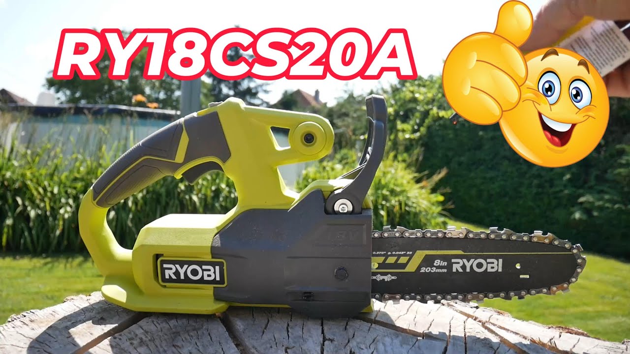 RYOBI - Tronçonneuse compacte 18V - guide 20 cm - tendeur latéral - vendue  sans batterie ni chargeur - RY18CS20A-0 : : Bricolage