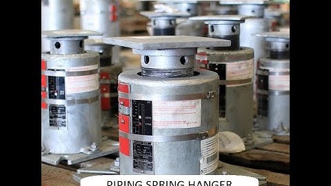 PIPING SPRING HANGER CONCEPT - TANK ANALYSIS - COLUMN ANALYSIS - PIPING STRESS ANALYIS TECHNIQUES