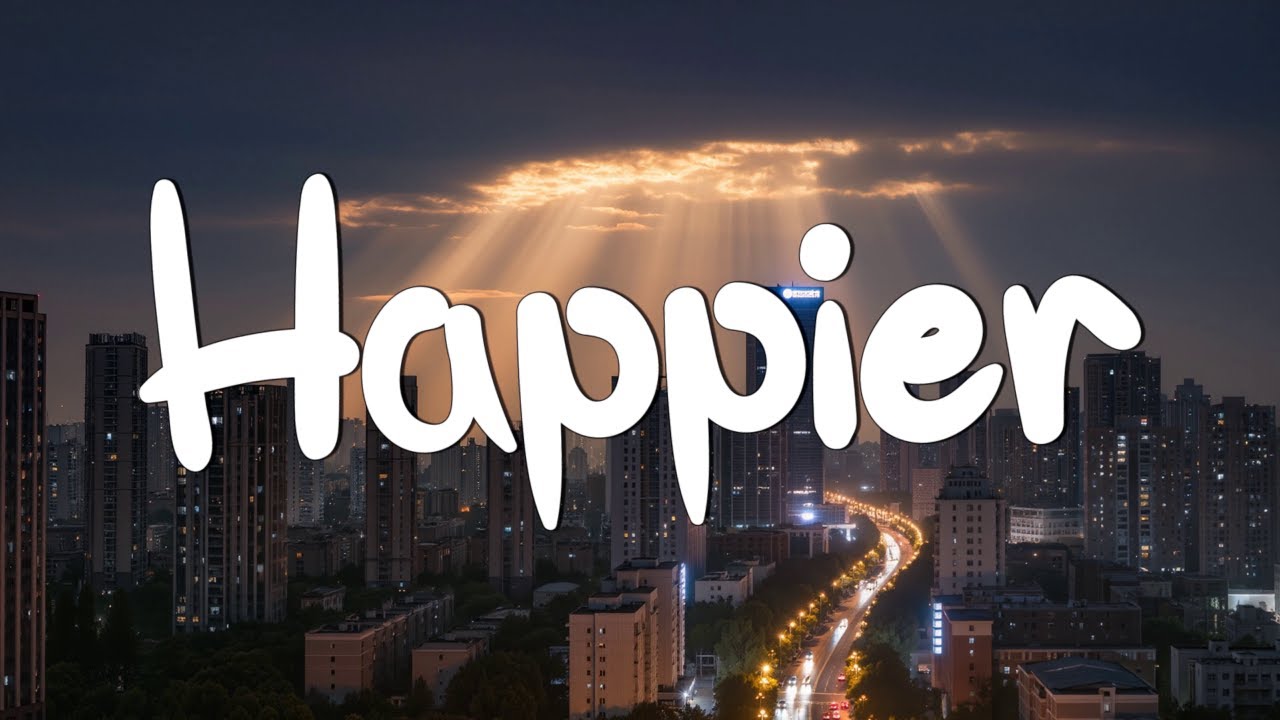 happier - Olivia Rodrigo (Lyric Video) || Madison Beer,Jamie Miller,...