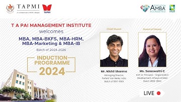 TAPMI Induction Programme 2024