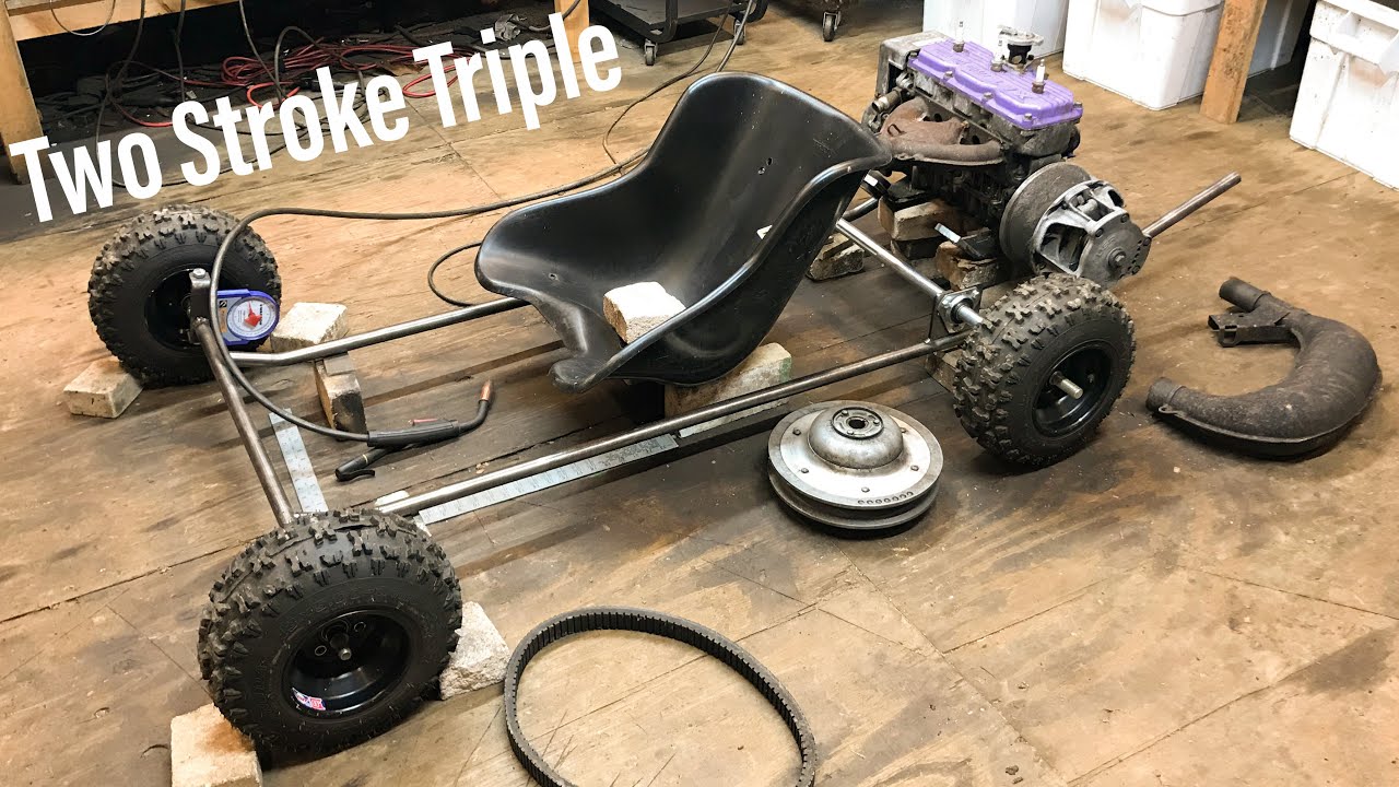95HP Triple Powered Yard Kart Build Part 1 YouTube
