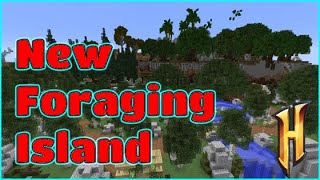 NEW Foraging Island UPDATE!!! | Hypixel Skyblock #18