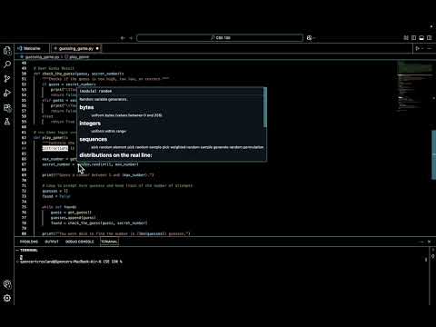 Lab 01: Guess Game