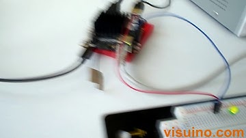 Visuino Latte Panda Blinking LED Arduino Leonardo