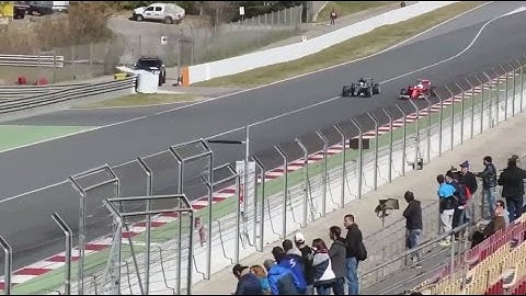 F1 2016 Barcelona Test 2 - Ferrari vs Mercedes