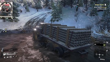 Bridge Repair - Fleetstar F2070A - SnowRunner Alaska EP2 | Logitech G29