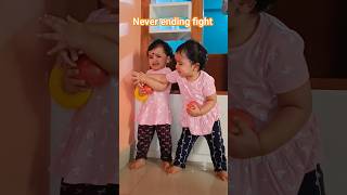 The fight that never ends. Twins fight #babyfight #cutebaby #cute #toys #twins #shorts #shortsfeed