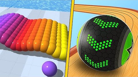 🔴🟡 Canvas Run vs Going Balls - All New Level Gameplay Android,ioS NEW BIG APK UPDATE