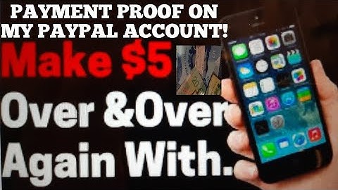 Make $5 Over And Over Again! New Make Money App! PAYMENT PROOF On My PayPal Account! Free Money!