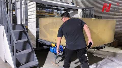 NG-25R foam block compression and roll packing machine #foam #foammachine #sponge