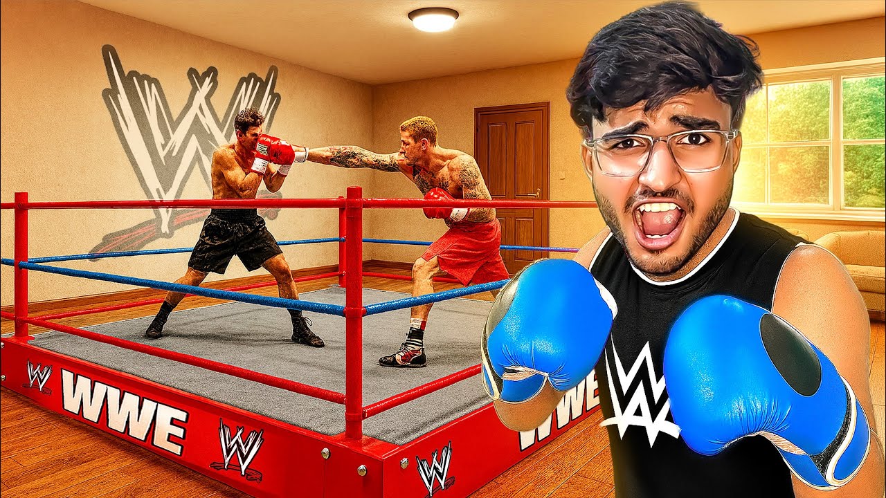 I Built a WWE Ring In my Room
