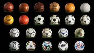The History of World Cup Balls; Die Geschichte der WM-Bälle; Historia piłek Mistrzostw Świata; pw85