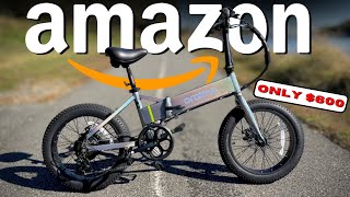 BUYING THE CHEAPEST FOLDING E-BIKE ON AMAZON! // * Is It Worth It? *