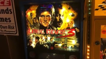 Lethal Weapon 3 Pinball Machine By Data East 1992 Gameplay & Review