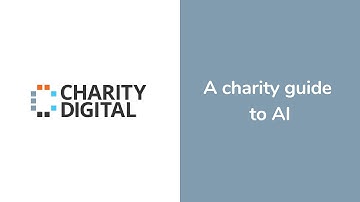 A charity guide to AI | Webinar