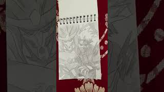Kakashi and susanu drawing ✨️ from naruto #trending #anime #drawing #naruto #kakashihatake #suscribe