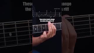 These micro-bends change the whole vibe of this riff