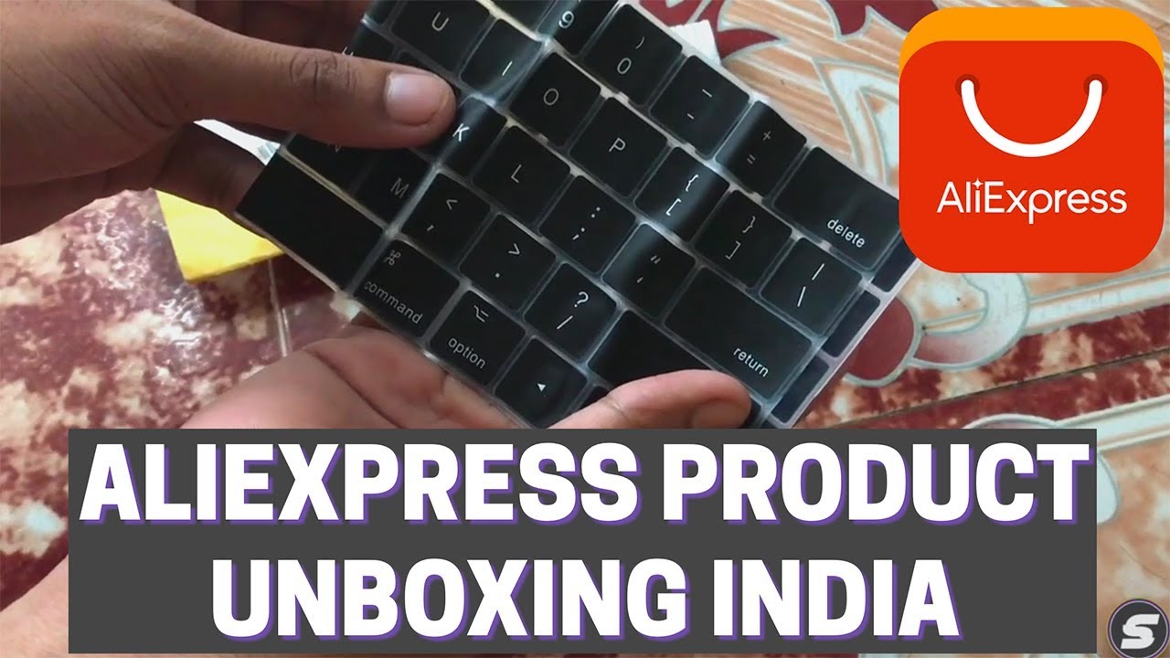 Unboxing AliExpress Products Received in India | MacBook Pro Skins & Keyboard Covers