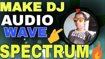 How to🔥 make a #DJ audio wave spectrum [ kinemaster tutorial ] | technical sureshchandel | new edit