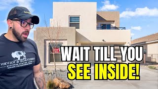 Touring a INSANE NEW HOME in Albuquerque neighborhood [MASSIVE HOME WITH VIEWS!]
