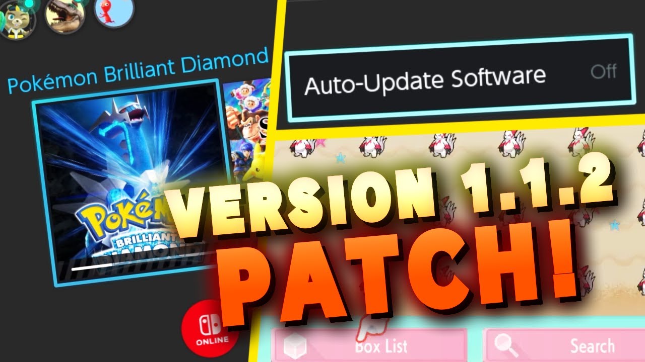 NEW 1.1.2 UPDATE PATCHED CLONING & SHINY EXPLOIT! How To Disable AUTO UPDATE! - BDSP NEWS!