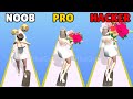 NOOB vs PRO vs HACKER in Bride Skater