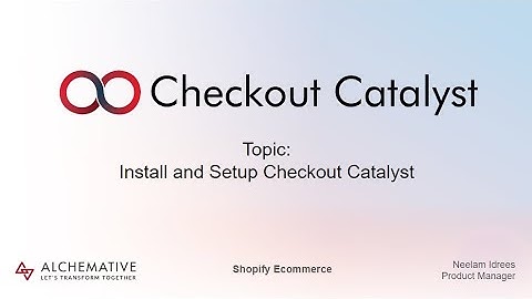 Install & Setup Checkout Catalyst