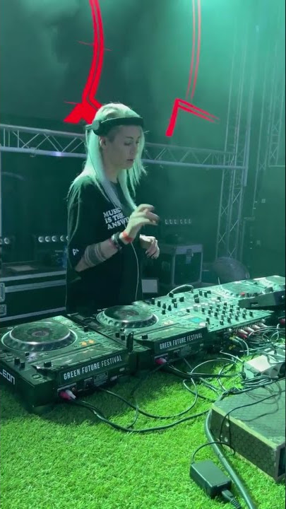 Nusha Dj   Green Future Festival 💚 #techno #technobeats