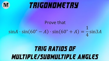 60 | Trigonometry | Trigonometric Ratios Of Multiple And Sub-multiple Angles - Worked Out Problems