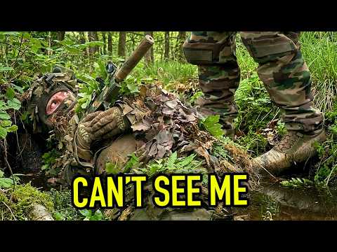 Silent & Invisible Ghillie Sniper vs Entire Enemy Team